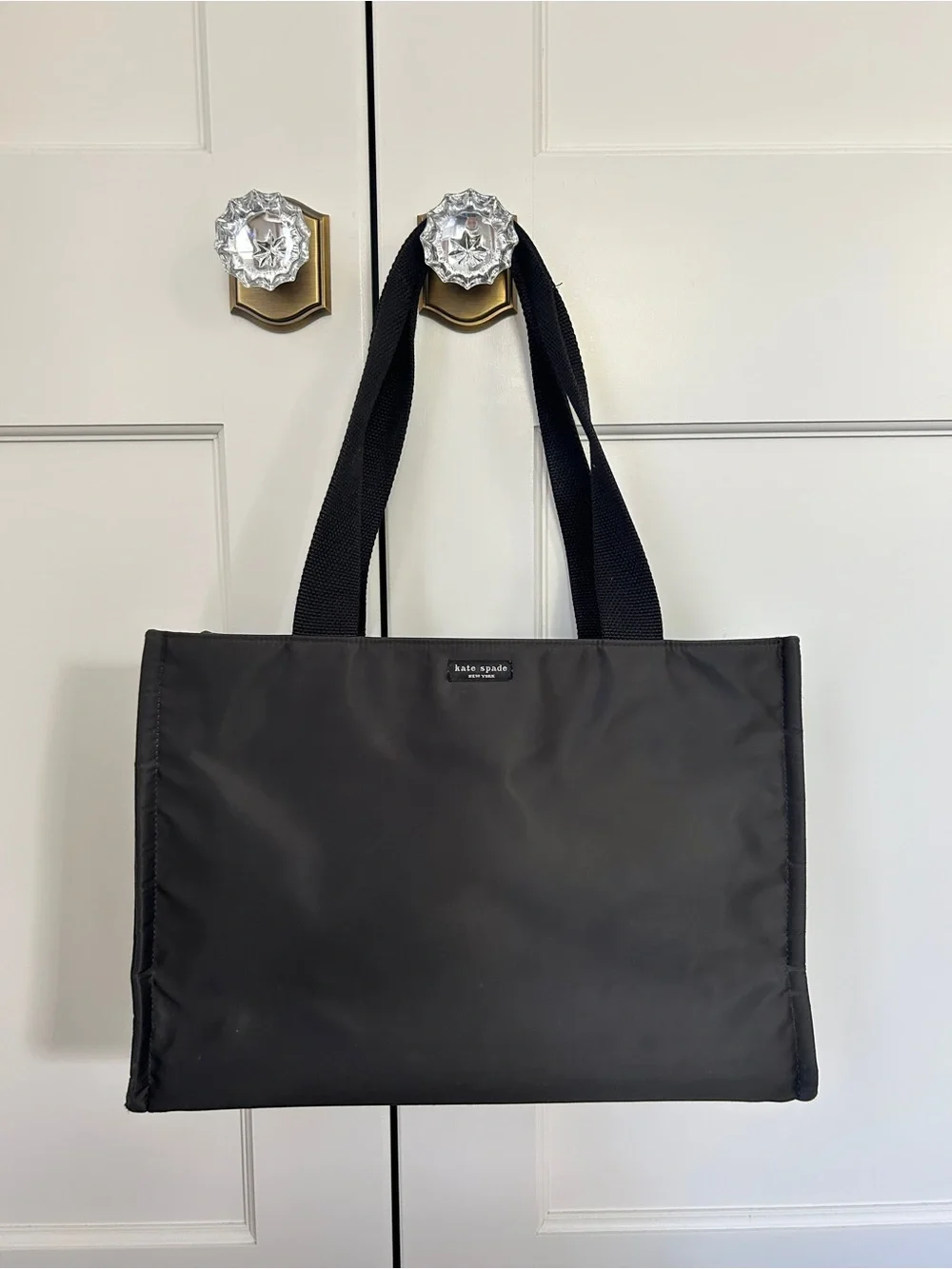 Vintage Kate Spade Nylon Tote - Black